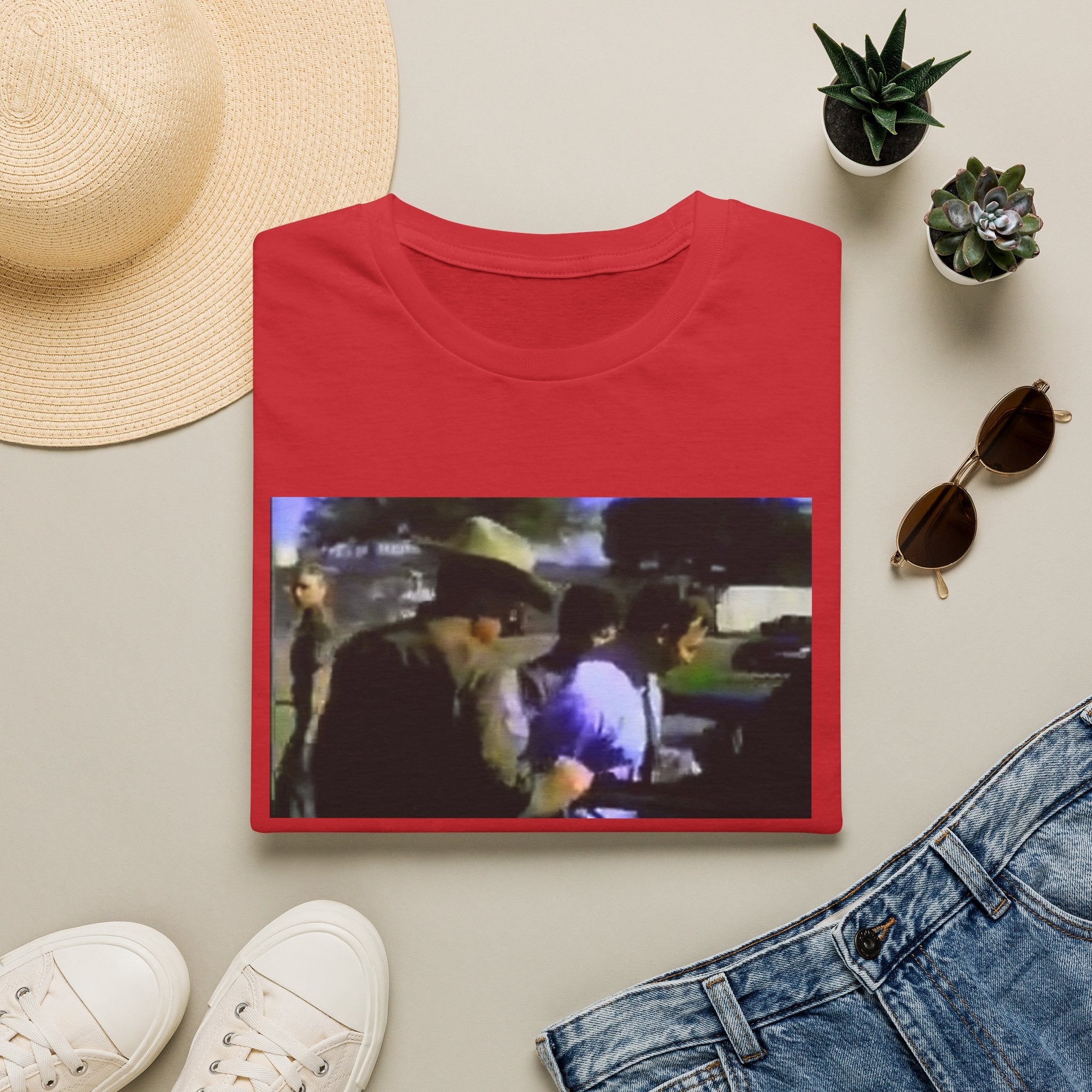 T‑Shirt — "Don't Scan Me Bro" Vintage Photo Graphic Tee